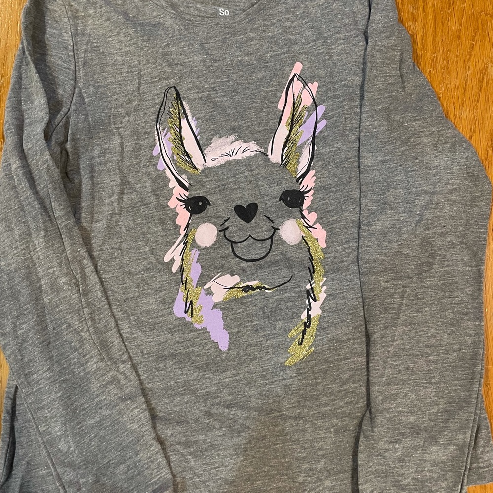 Girls long sleeve t-shirt size 10/12